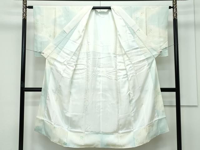 平和屋着物 上質な長襦袢 袷 草花文 梅地紋 暈し染め ♥ CZAA3427s5