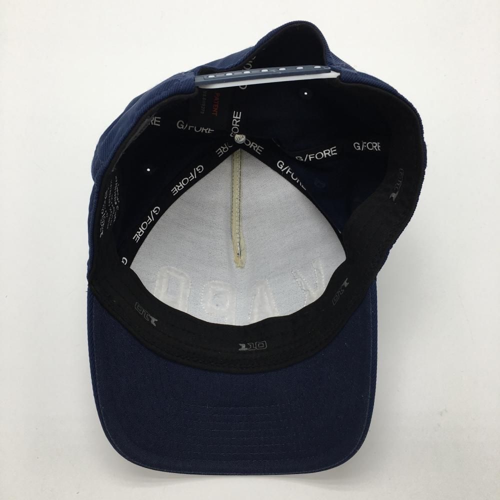 【超美品】ジーフォア キャップ ネイビー×白 フロントロゴ   ゴルフウェア G/FORE 超美品】ジーフォア キャップ ネイビー×白 フロントロゴ ゴルフ