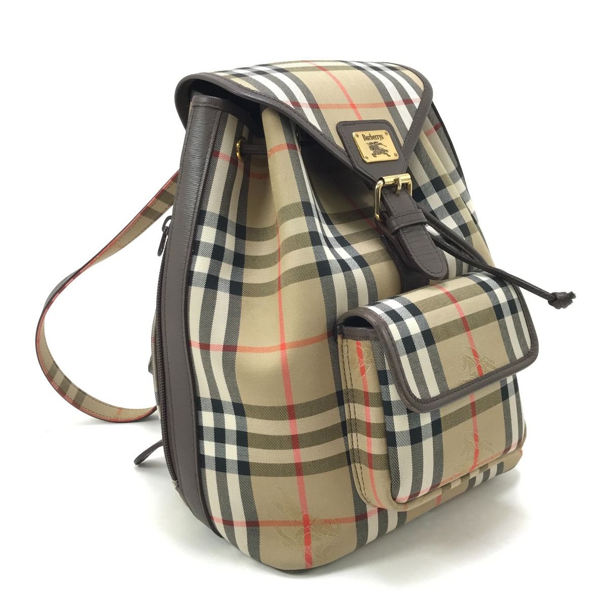 Burberrys バーバリーズ リュック ノバチェック柄 ベージュ - メルカリ 