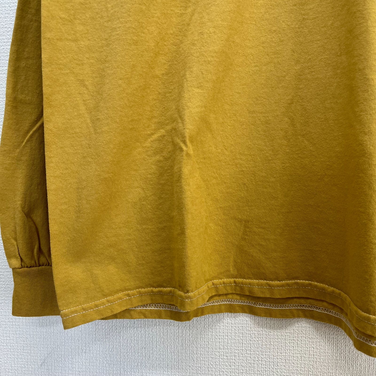 PSICOM サイコム ロンT マスタード L Psicom サイコム Long Sleeve kick ポケット 長袖Tシャツ ロンT