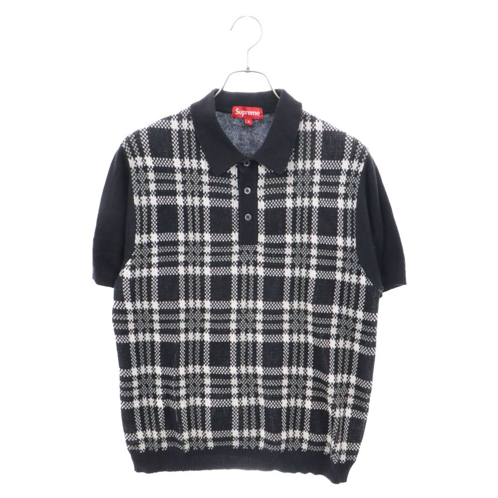 SUPREME (シュプリーム) 18SS Plaid Knit Polo ピルド チェック 