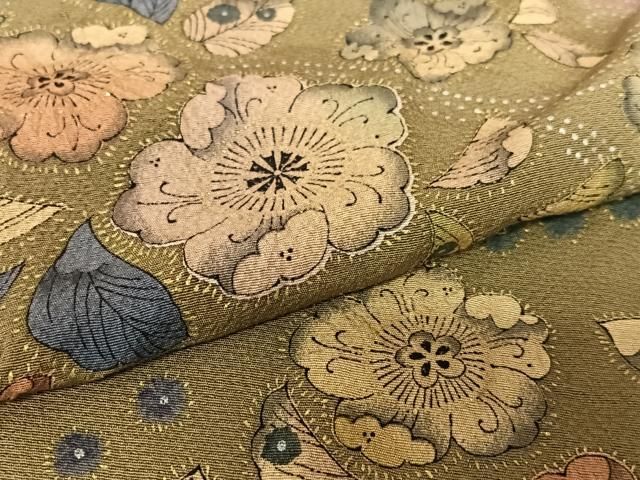 平和屋着物●訪問着　辻が花　暈し染め　金彩　正絹　逸品　AAAX0657zg 平和屋着物○訪問着 辻が花 暈し染め 金彩 正絹 逸品 AAAX0657zg