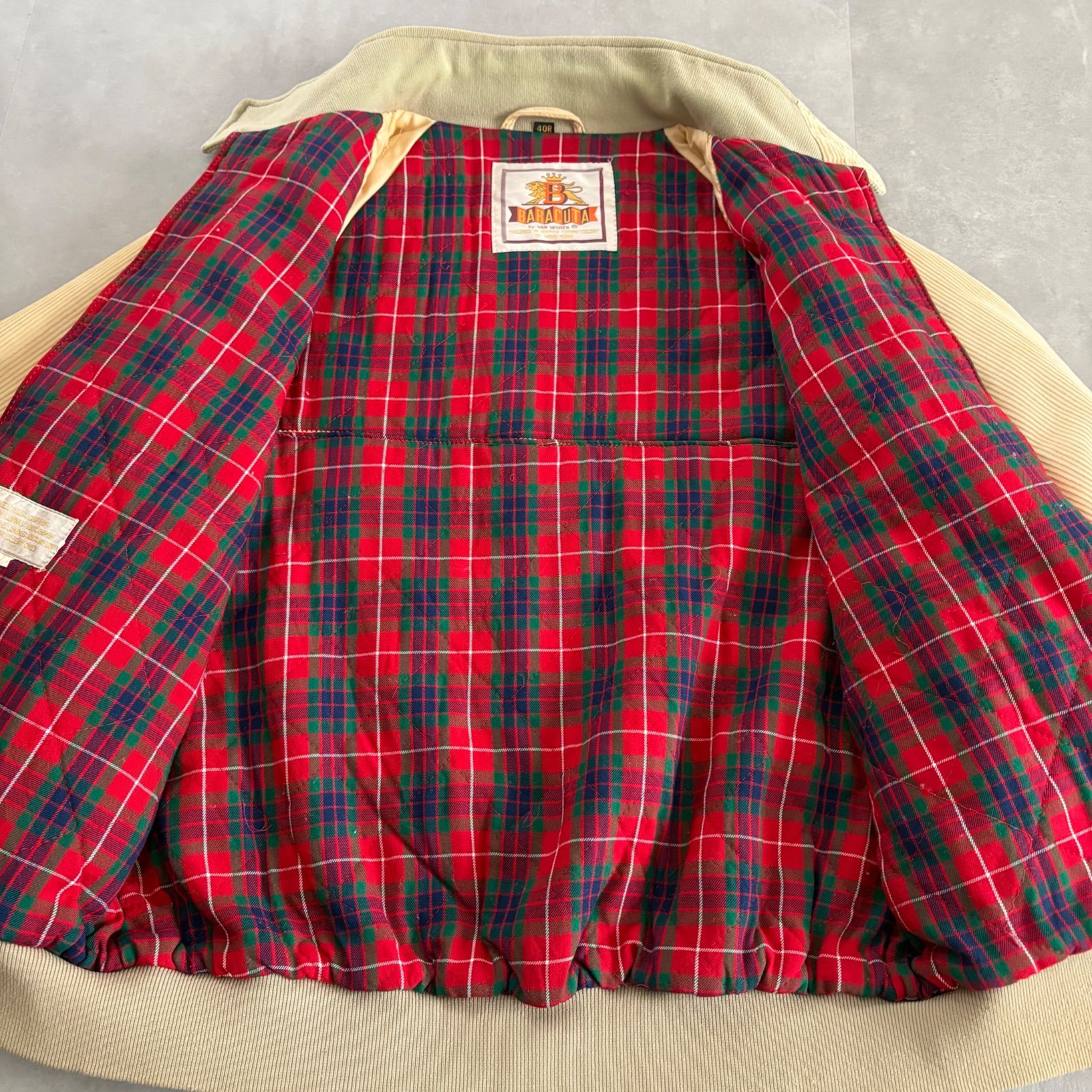ジャケット・アウター 80s- G9 BARACUTA by Van Heusen 40R BARACUTA バラクータ 80s G9 コーデュロイ ジャケット ジャンパー