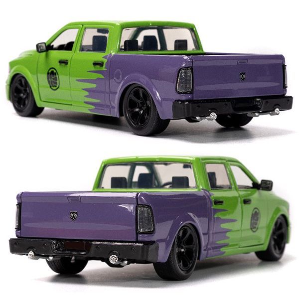 ミニカー MARVEL - MARVEL AVENGERS 2014 RAM 1500 w/ HULK Jada Marvel Avengers 2014 RAM 1500 Pickup Truck with Hulk