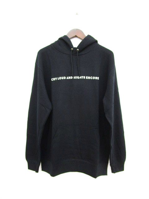 クラネオム CLANE HOMME パーカー スウェット トレーナー プリント 英字 1 黒 ブラック |ry