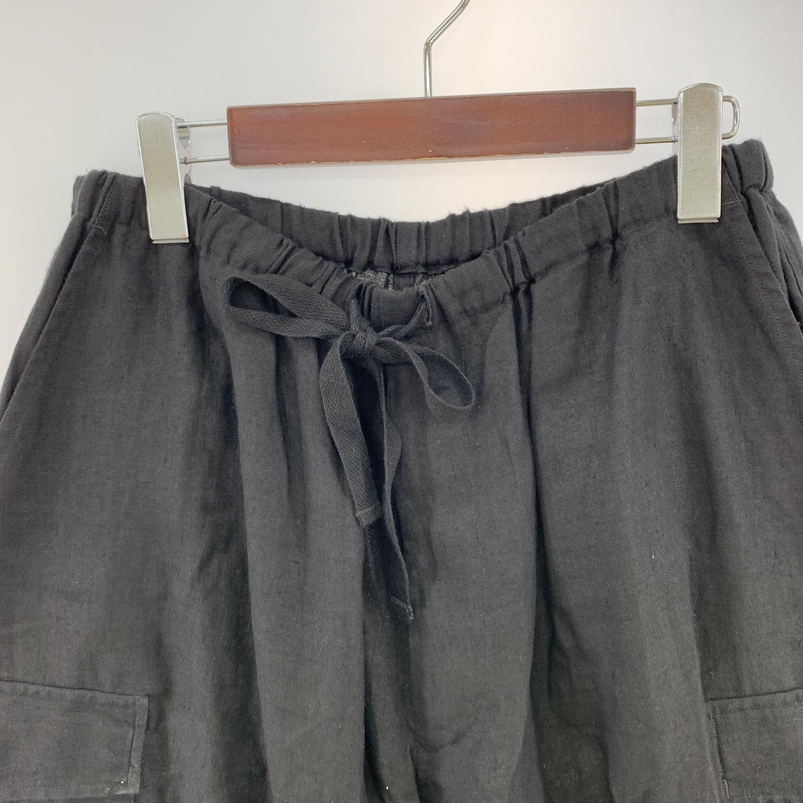 COMOLI/23SS/カナパカーゴショーツ/2/ブラック - メルカリ