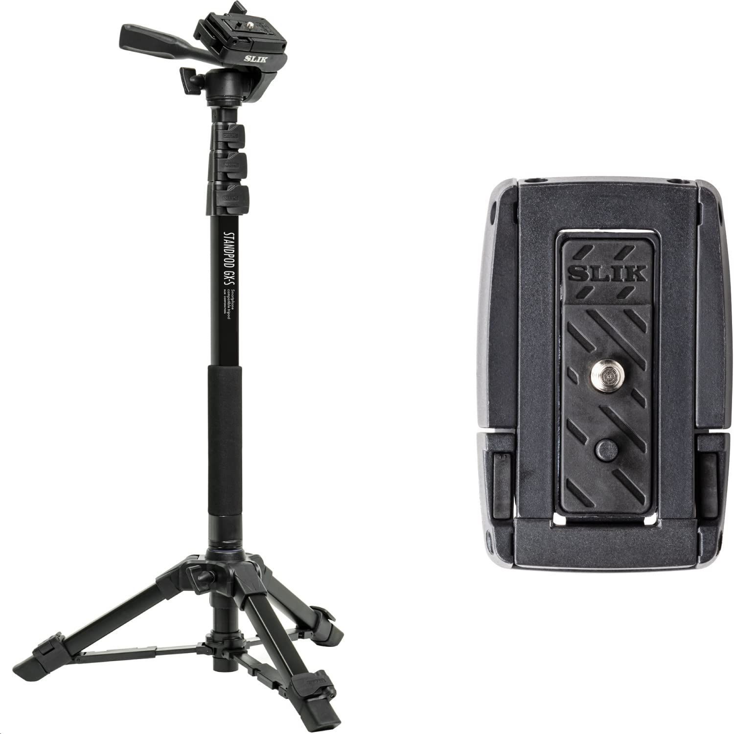 三脚（スマホホルダー付） 800G-X [4段]