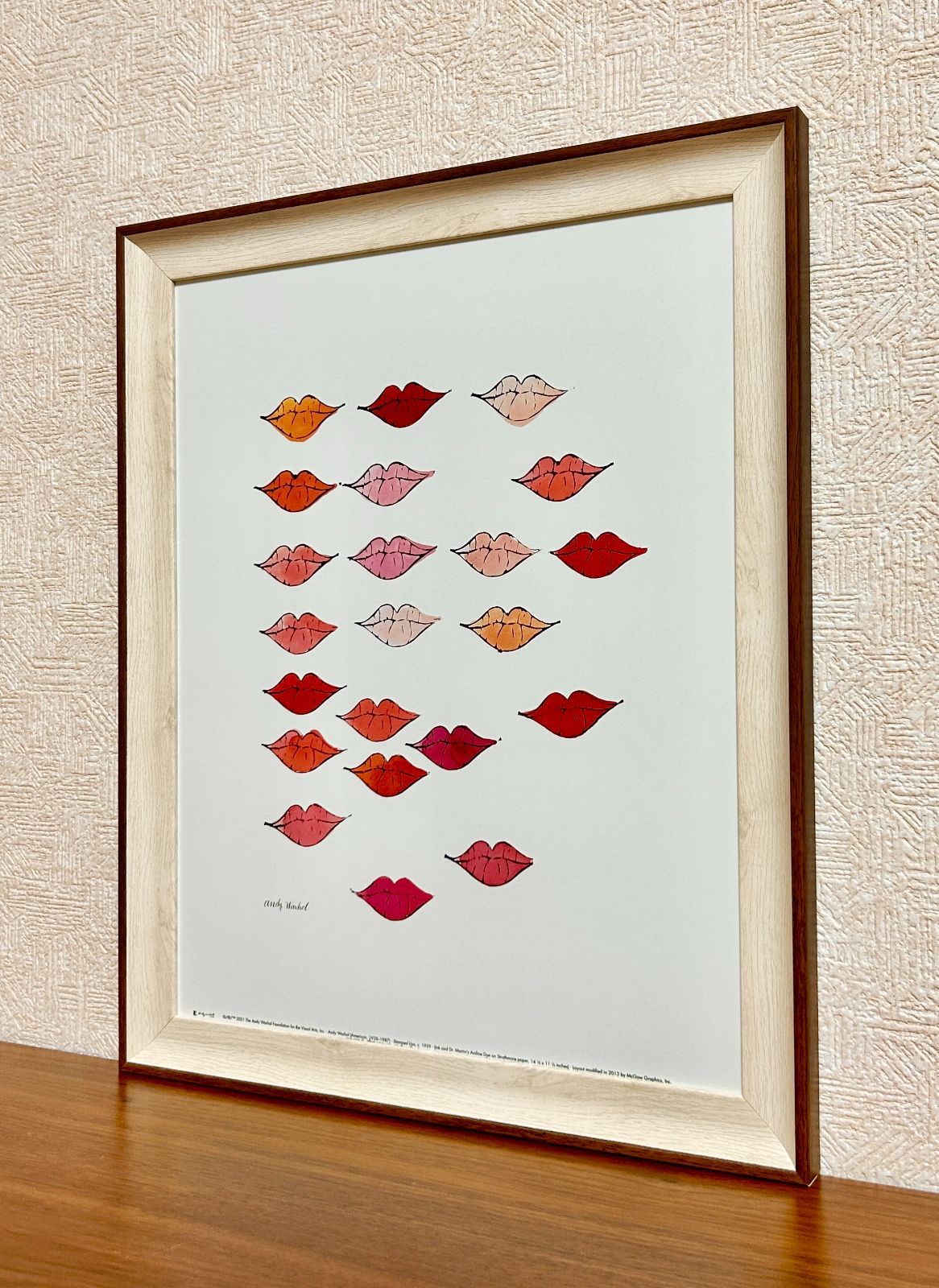 額装マット作品/ウォーホル/(Stamped) Lips c 1959 額装マット作品/ウォーホル/(Stamped) Lips c 1959 Stamped Lips