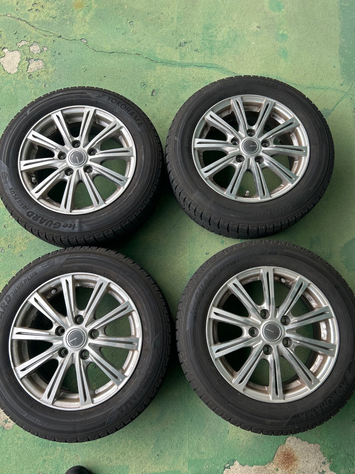 185/65R15 スタッドレス 冬 タイヤ ホイールセット ヨコハマ - メルカリ