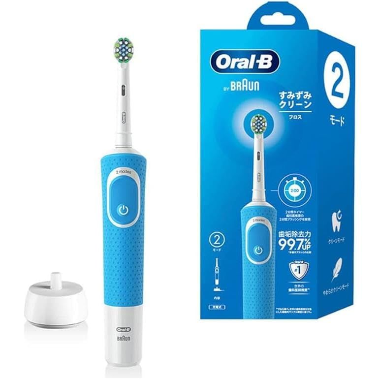 Pu0026G 電動歯ブラシ Oral-B BY BRAUN オーラルB すみずみクリーン PRO フロス BLUE 1セット