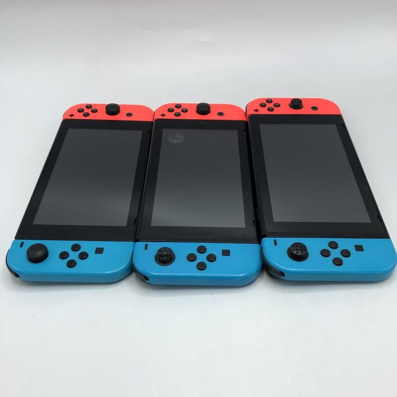 中古】本体S）ｼﾞｬﾝｸ)ﾆﾝﾃﾝﾄﾞｰSwitch本体/初期型/Joy-Con青赤