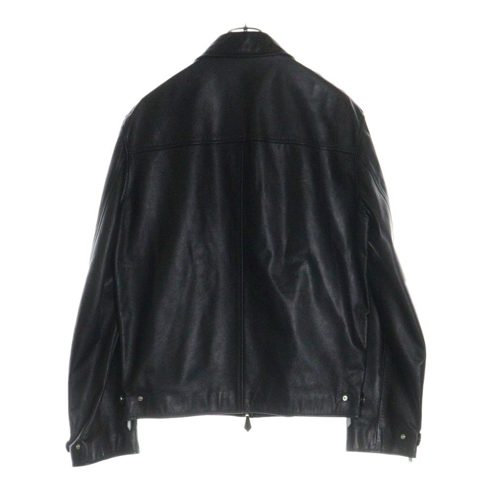 新品未使用 エルメス ライダース ジャケット HERMES (エルメス) Epaulette Single Leather Riders Jacket