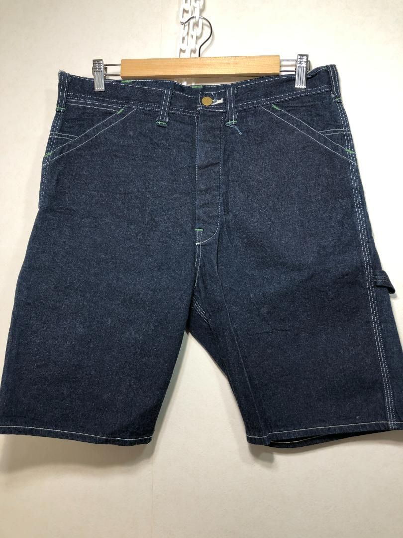 028020 SUGAR CANE 11oz. BLUE DENIM WORK SHORTS ハーフ デニム ショート ショーツ ワーク ペインター シュガーケーン SC51841
