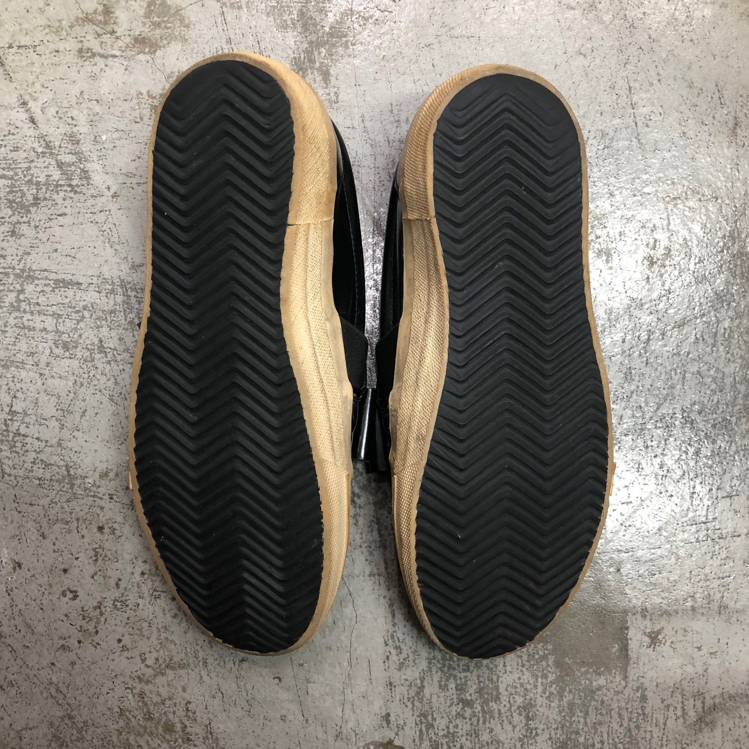 GOLDEN GOOSE パテント レザー パピヨン リボン スリッポン スニーカー 