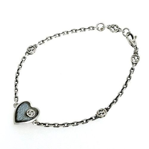 中古品 GUCCI グッチ SV925 ハートモチーフ ネックレス k_b GUCCI(グッチ) &frasl; ハートモチーフネックレス&frasl;SV925&frasl;レディース | 中古品