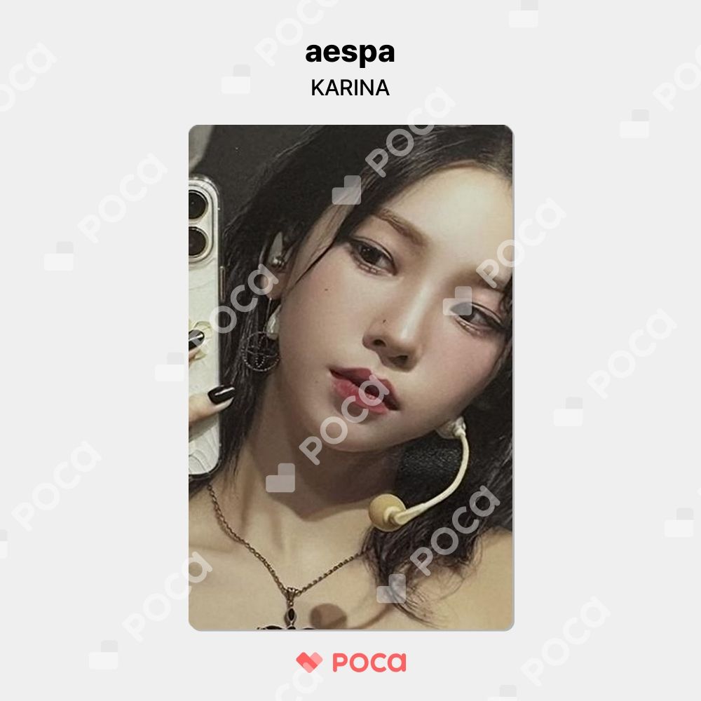 aespa カリナ トレカ aespa WEEK - DRAMA CITY RANDOM TRADING
