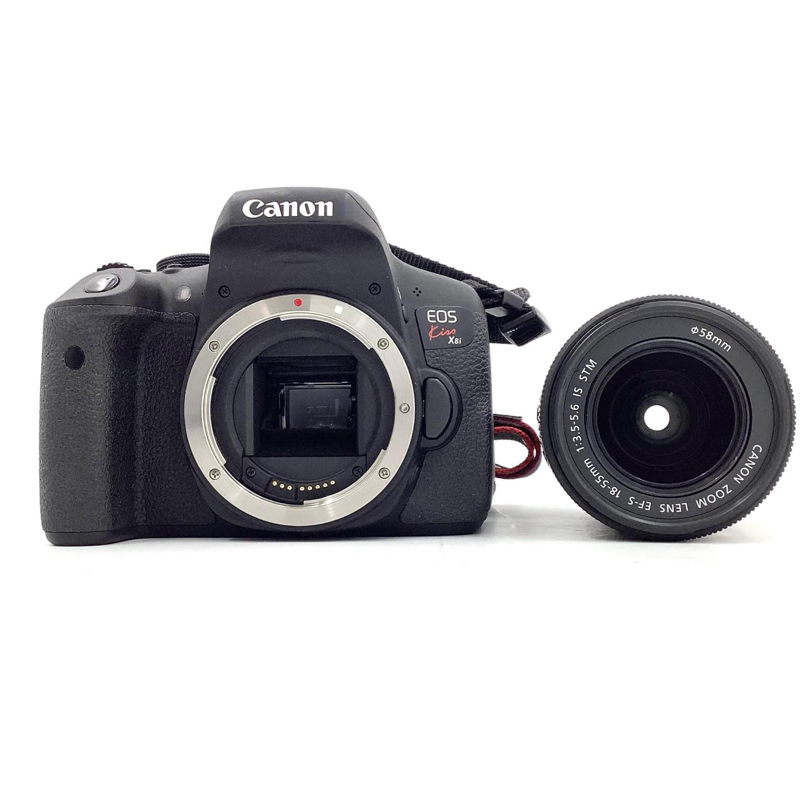 Canon キャノン EOS Kiss X8i レンズキット SDカード付 EOS キヤノン デジタル一眼 CANON Kiss X8i レンズキット 中古