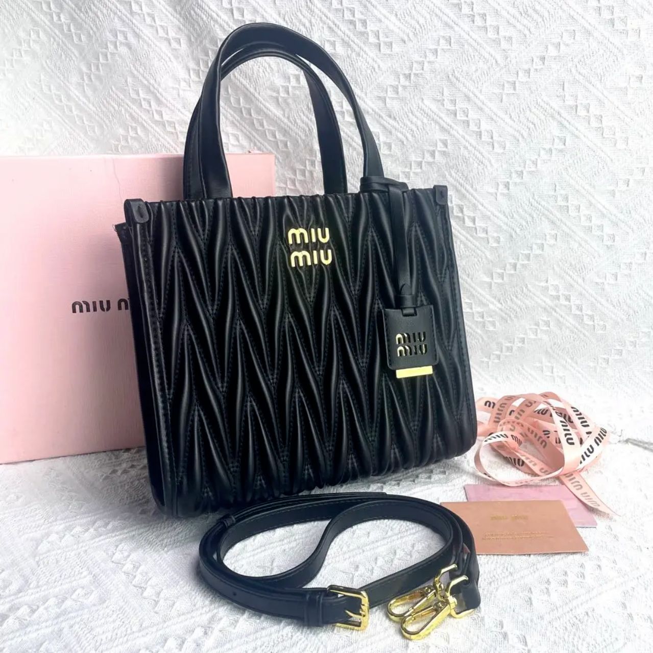 美品譲渡 MIUMIU トートバッグ ショルダーバッグ