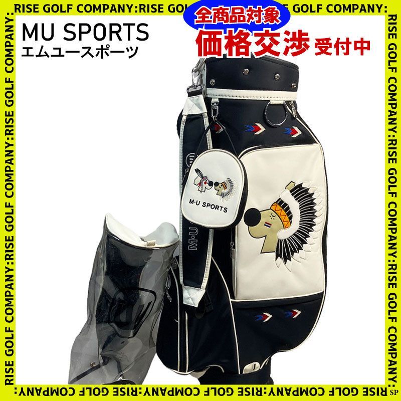 エムユースポーツ M・U SPORTS ゴルフバッグ レッド 新品未使用