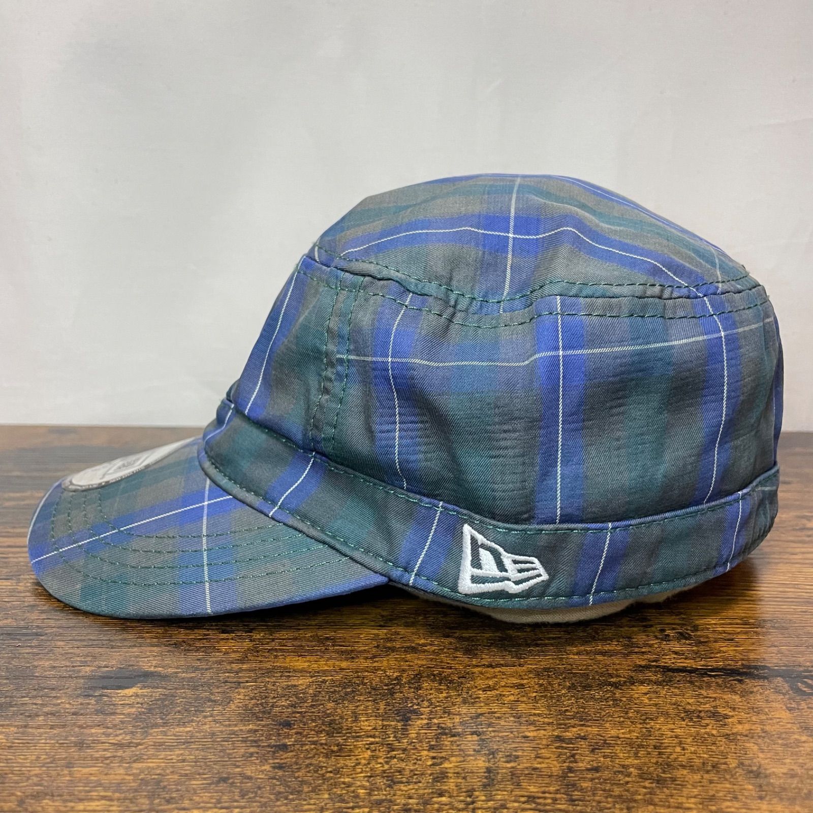 D-17ニューエラ キャンバスチェック柄 Work Cap740 - メルカリ