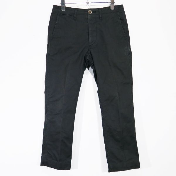 【美品】BROCHURE 1P BIG CHINO PANTS A.H ネイビー BROCHURE 1P BIG CHINO PANTS A.H