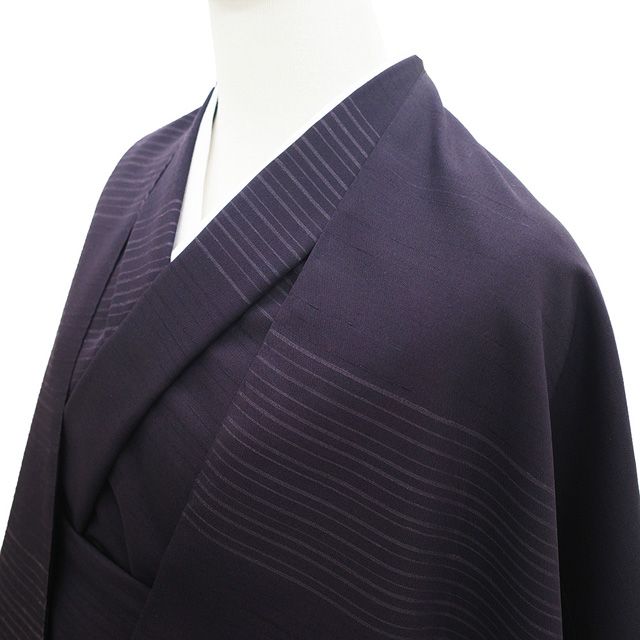 新古品】 夏物 着物 着尺 反物 正絹 米沢 佐志め織物 五百機織