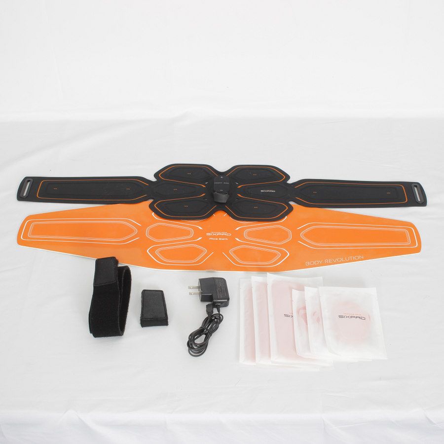 SIXPAD エクササイズグッズ アブズベルトオレンジ　ジェルシート付き SIXPAD エクササイズグッズ アブズベルトオレンジ ジェルシート付き