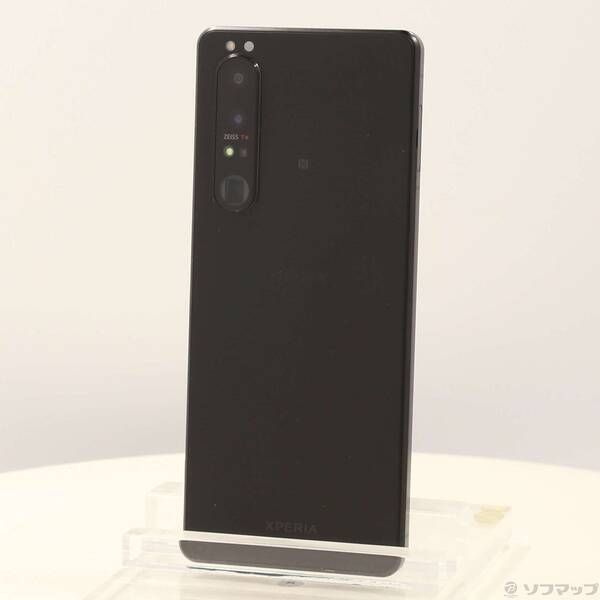 中古品〕 Xperia 1 III 512GB フロストブラック XQ-BC42 SIM