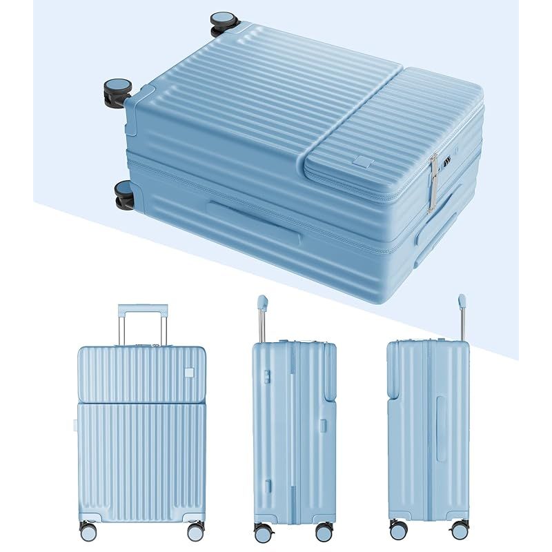 Ashard] キャリーケース 多機能 スーツケース ストッパー付き Type C