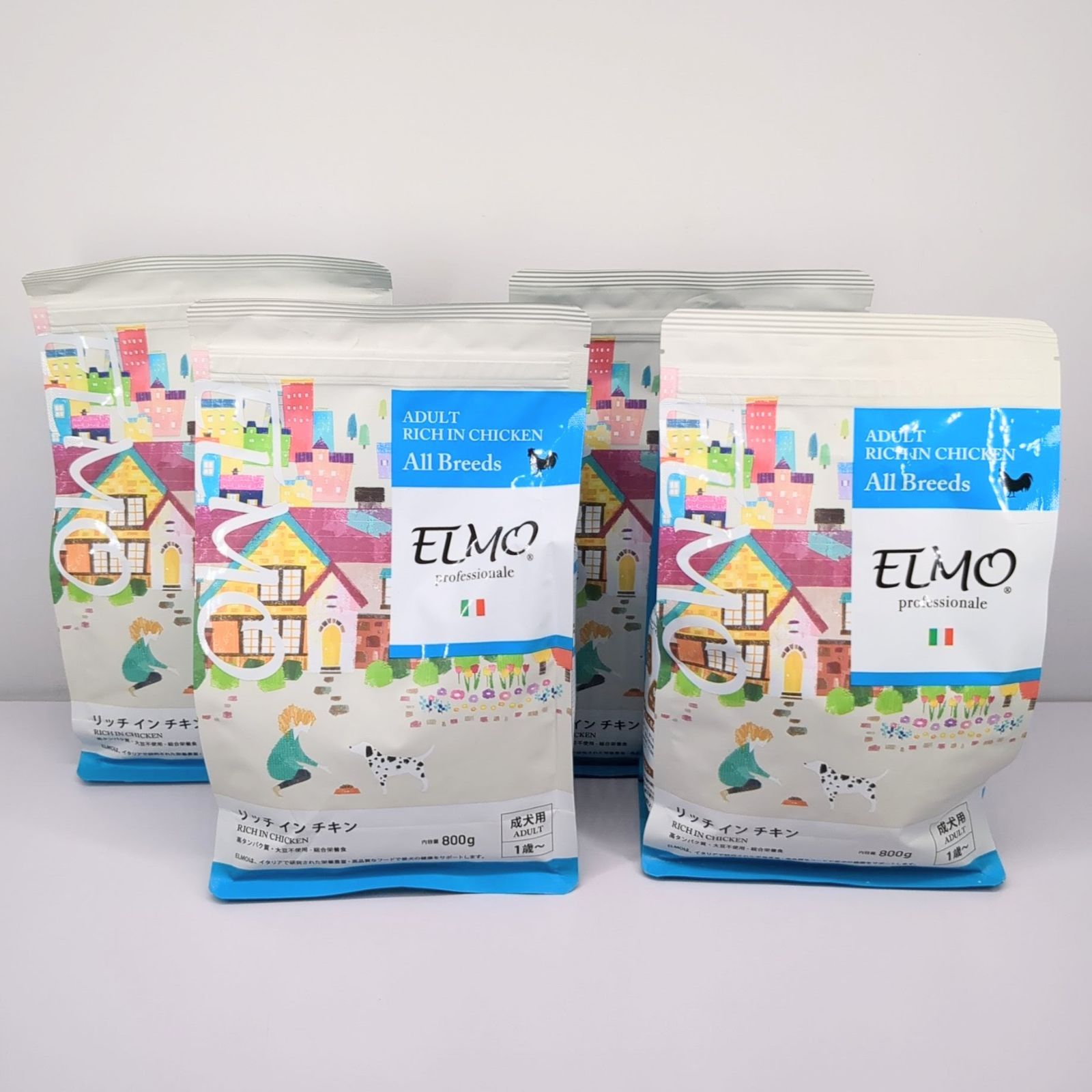 ELMO リッチインチキン ドライフード 800g×4袋 ELMO ドッグフード