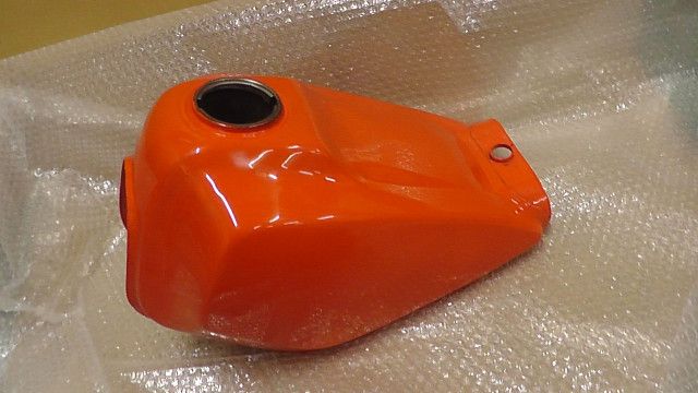 TW200 DG07J 純正タンク ヤマハ発動機 TW200 TW225 タンク 水色M ヤマハ 純正 中古