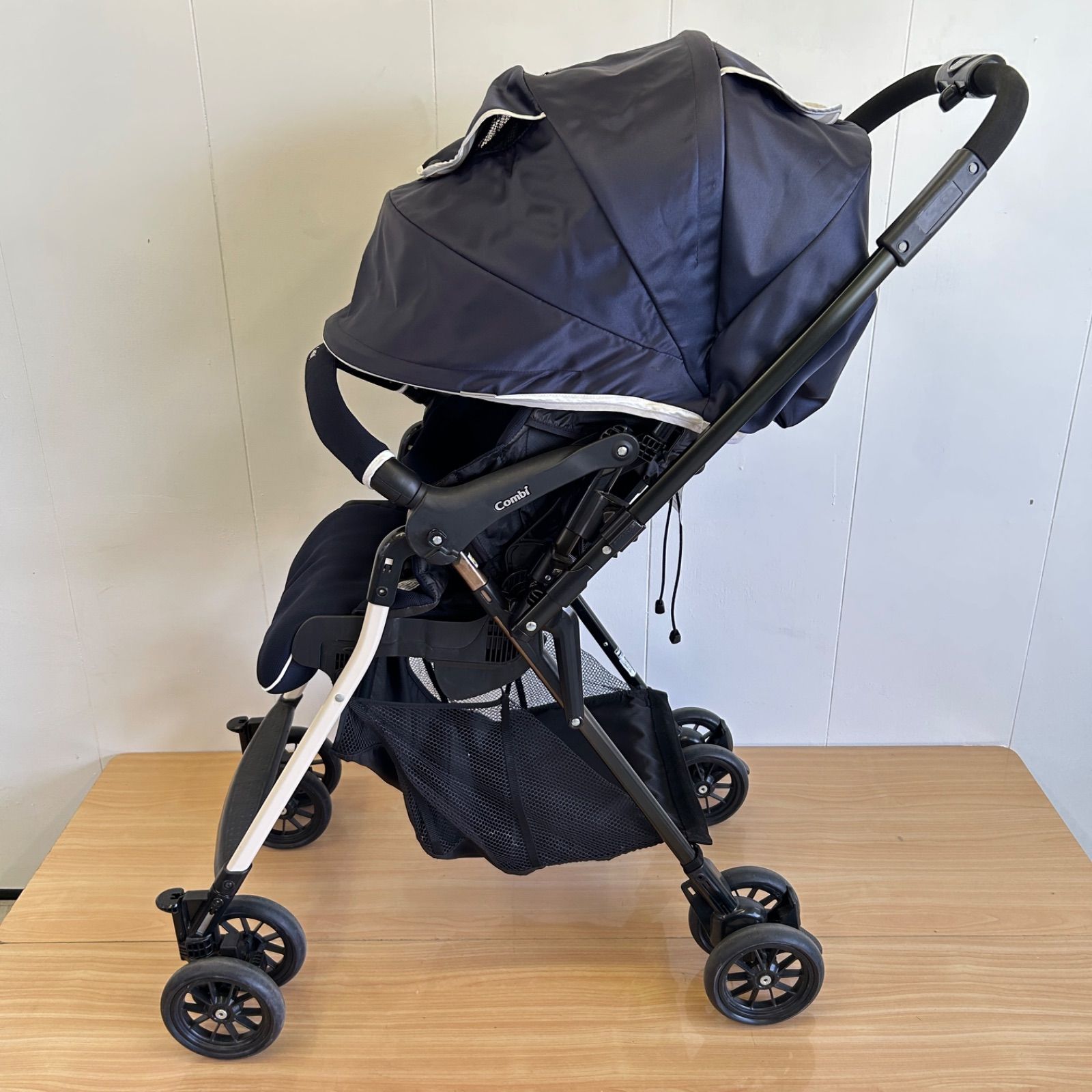 ベビーカー コンビ combi メチャカーゴ IG ボーダーネイビー