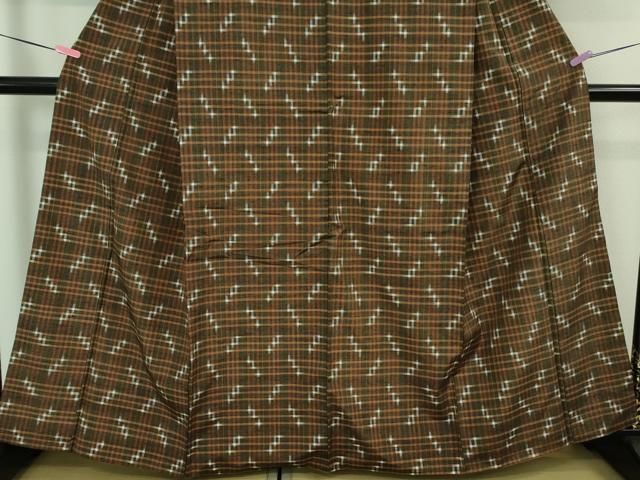 平和屋着物□極上 本場琉球絣 手おり 中村トミ子 証紙付き 逸品