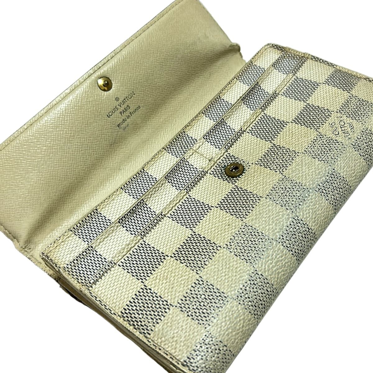 LOUIS VUITTON 財布　ポルトフォイユ・サラ　ダミエ・アズール LOUIS VUITTON ダミエアズール ポルトフォイユ サラ 長財布