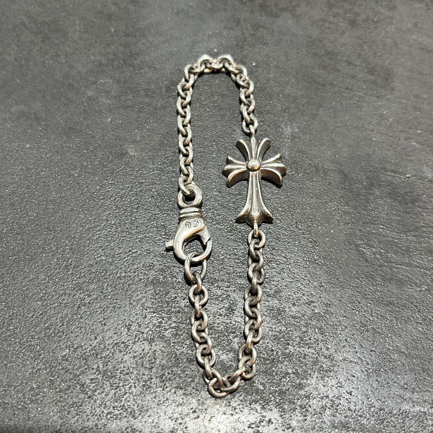 CHROM HEARTS クロムハーツ タイニーCHクロスチェーン ブレスレット ◇正規品◇クロムハーツ タイニー CH クロス チェーン ブレスレット