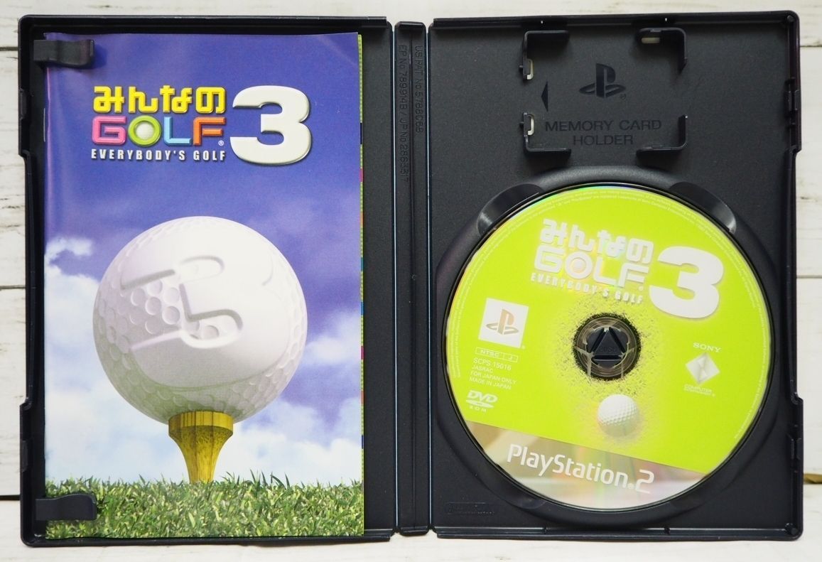 PS2ソフト【みんなのGOLF 3】EVERYBODY'S GOLFみんGOLゴルフ スポーツ
