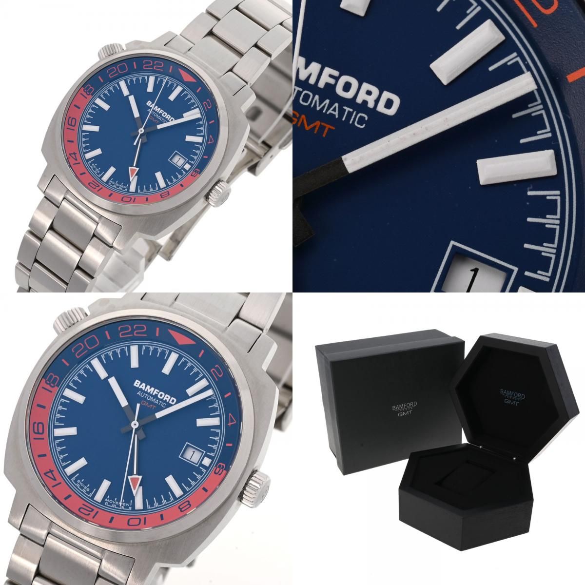 その他 BAMFORD LONDON/バンフォード GMT メンズ SS 腕時計 自動巻き 