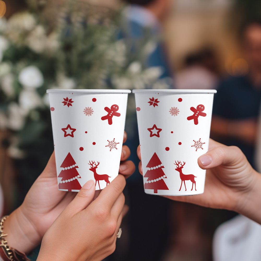 クリスマス飲み物カップ |