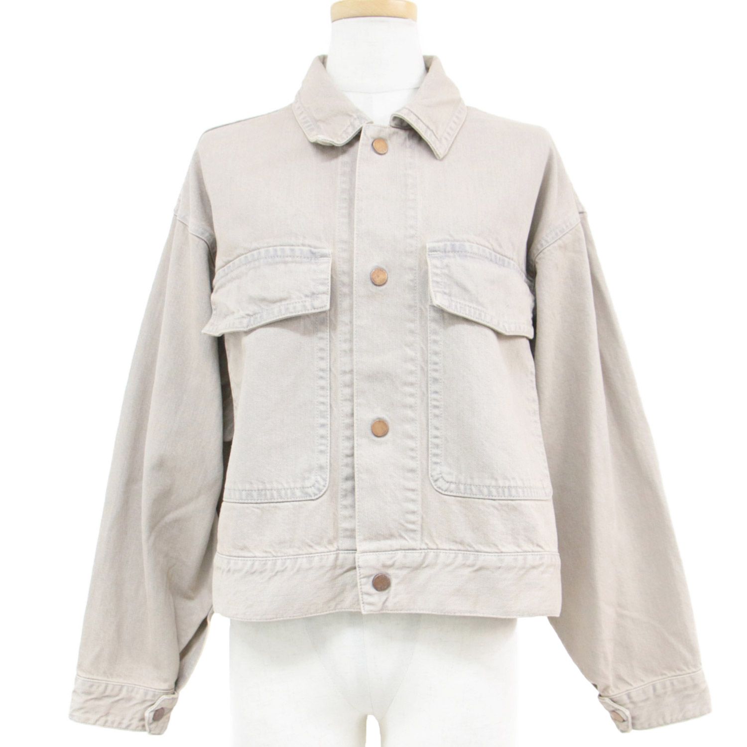 美品 SERGE de bleu サージ デ ブルー コットン 綿 ジャケット 