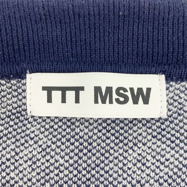 ティー 23SS Diamond Knit Polo ダイヤモンドジャガード 総柄 ティー 23SS Diamond Knit Polo ダイヤモンドジャガード 総柄