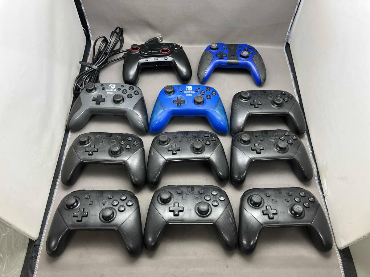 ジャンク品 Nintendo Switch Proコントローラー 11本 まとめ売り 動作未 不動品
