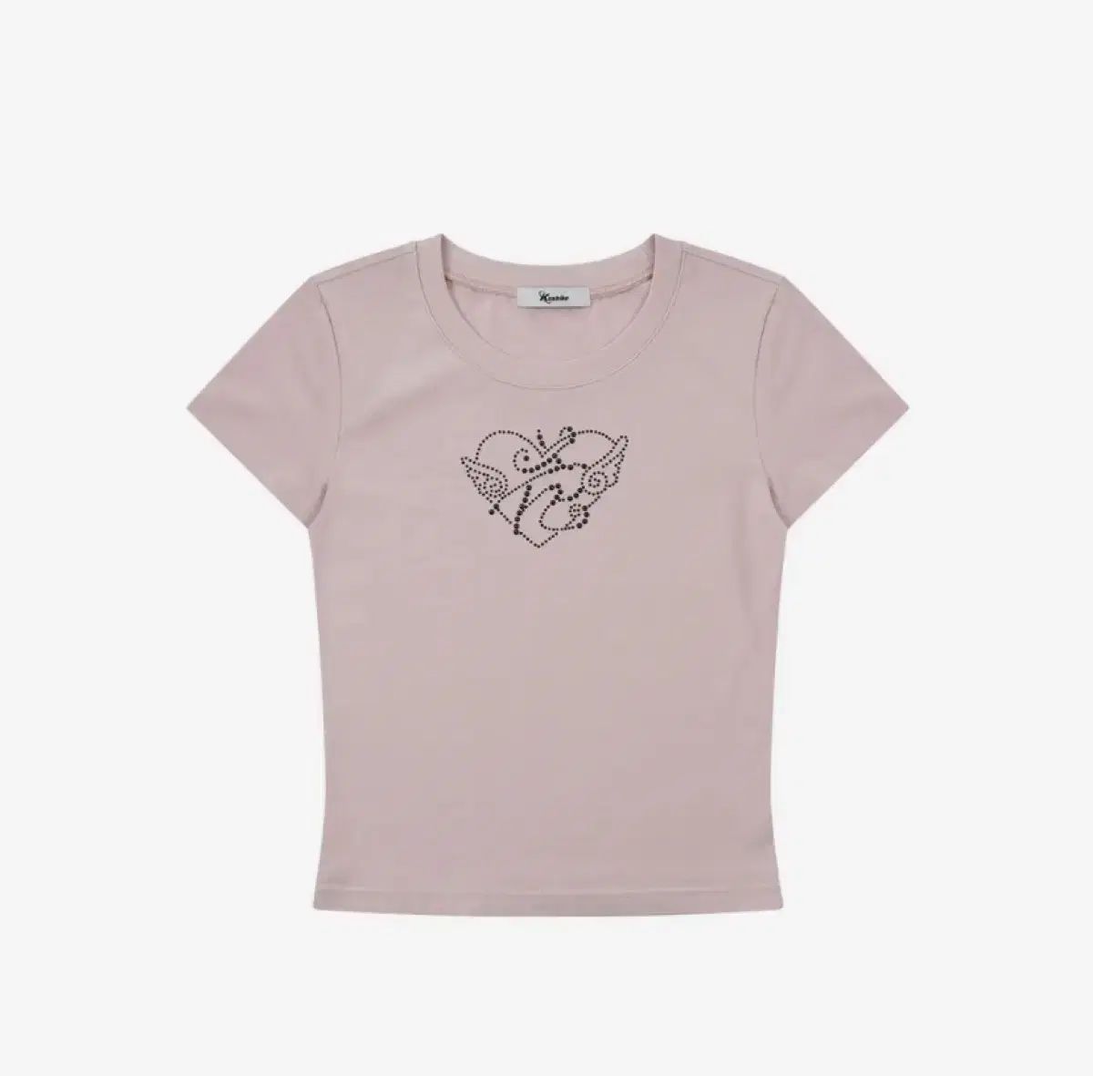 Kashiko★半袖Tシャツ★韓国★人気★Flower Heart Baby Tee Kashiko(カシコ) Flower Heart Baby Tee Pink 半袖 - メルカリ