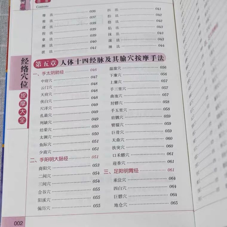 经络穴位按摩大全 人体经络穴位按摩图解手法大全家用零基础学会