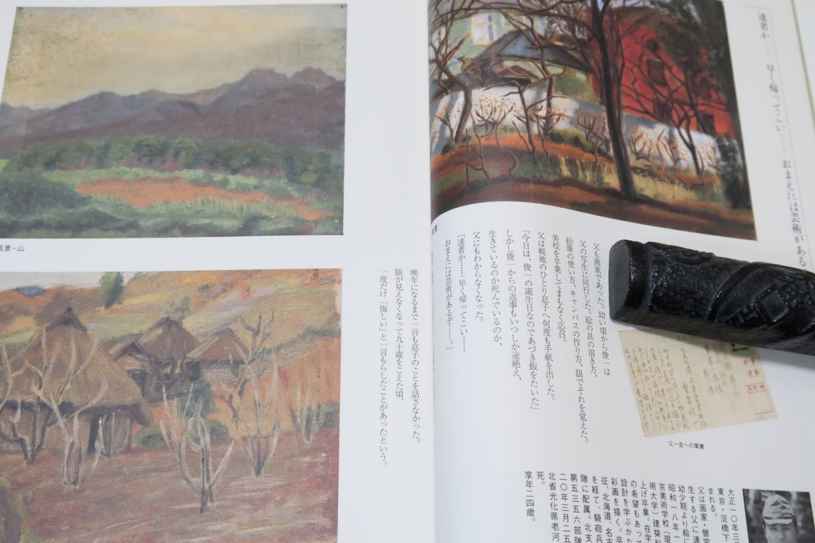 無言館・遺された絵画展/加藤登紀子・野見山暁治寄稿/残された時間の中で家族を兄弟姉妹を故郷を自らをただただ一途に絵を描いて逝ってしまった若者達の絵