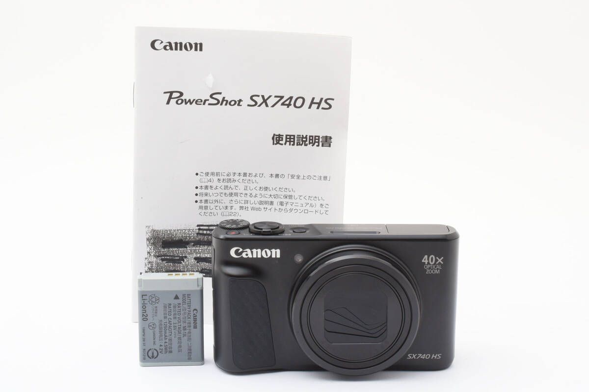 ☆極上品☆ キャノン CANON PowerShot SX740HS ブラック コンパクトデジタルカメラ ☆ L4200#4056 - メルカリ