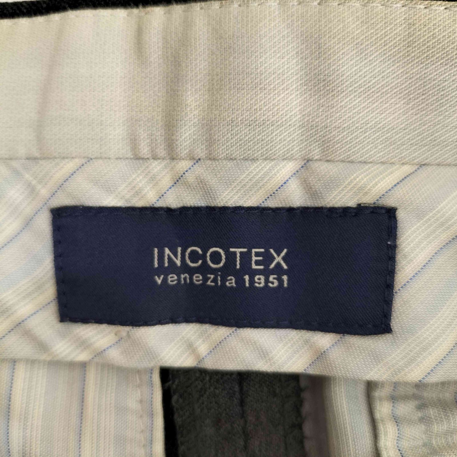 INCOTEX × BEAMS F スラックス 46 SUPER100 ネイビー INCOTEX × BEAMS F スラックス 46 SUPER100 ネイビーΩ