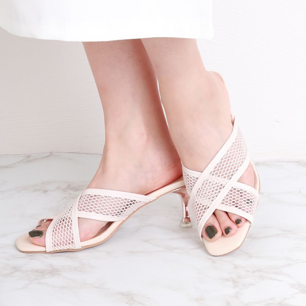 thevirgins muse sandal ミューズサンダル ベージュ 新品 ミュール サンダル ベージュ レディース 韓国 春夏 スクエアトゥ
