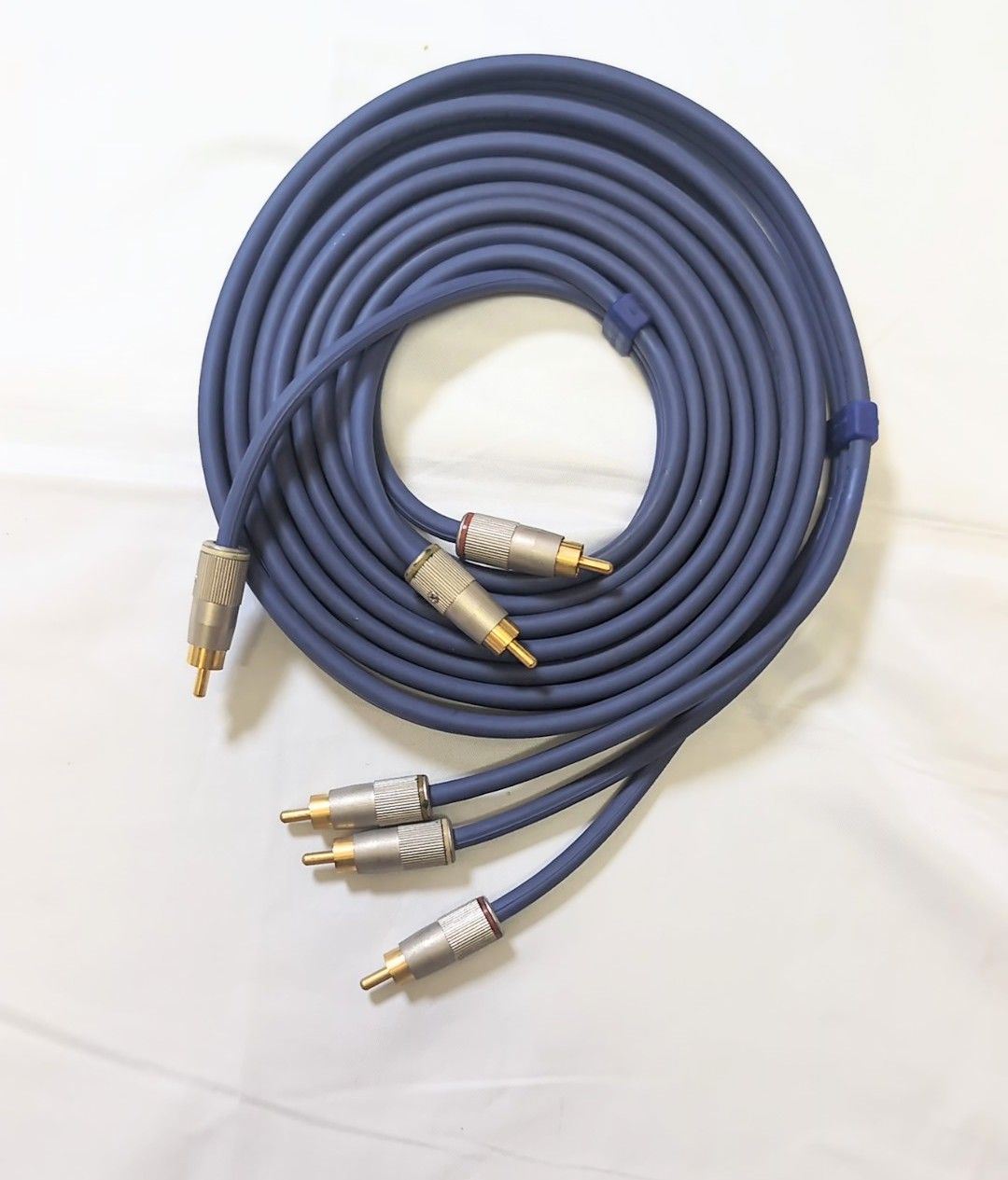 プロ仕様 ペアケーブル2m×2本（赤、黒） ノイトリック製 金メッキXLR