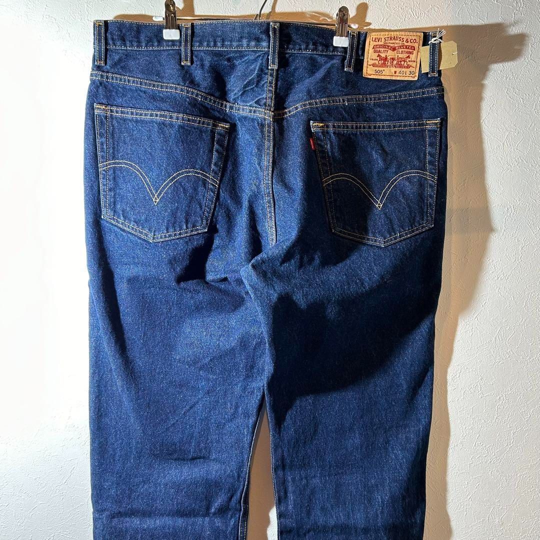 Levi's リーバイス505 ストレートデニムパンツ 濃紺ブルー