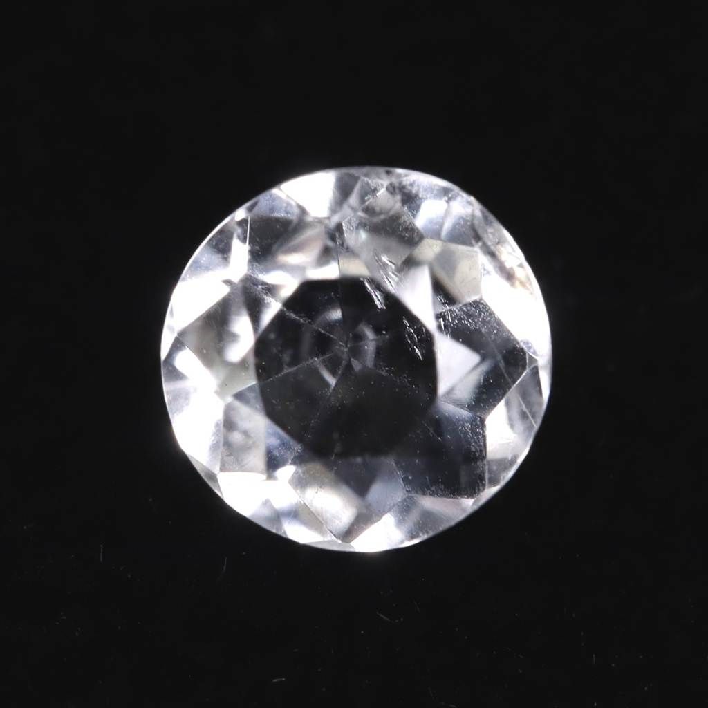 H-E社 フェナカイト AZOZEO A 5.0mmラウンドカット ルース 証明書付 0.42ct 榎本通商20763